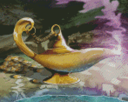 Aeshetic Genie Lamp Diamond Paintings