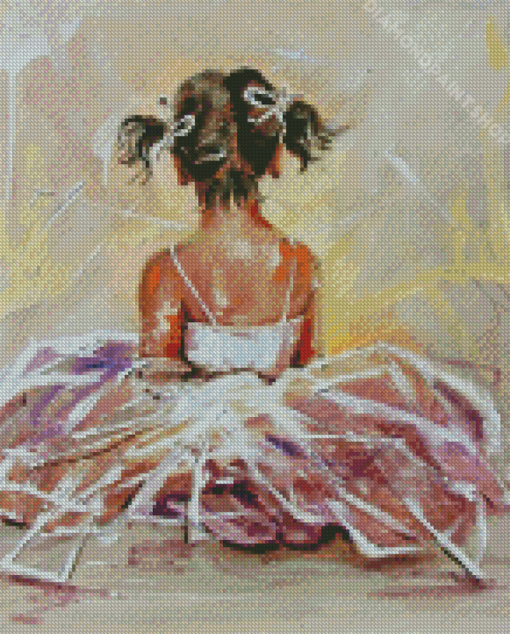 Aesthetic Little Ballerina Art Diamond Paintings