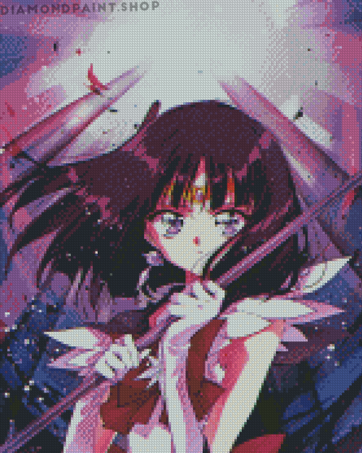 Aesthetic Sailor Saturn Diamond Paintings