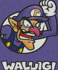 Aesthetic Waluigi Diamond Piantings