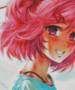 Aesthetic Natsuki Anime Diamond Piantings