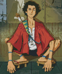 Aesthetic Samurai Champloo Diamond Piantings