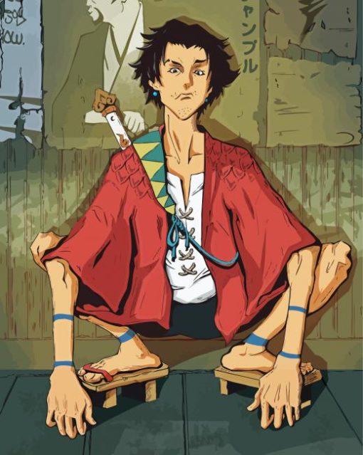 Aesthetic Samurai Champloo Diamond Piantings