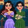 Arab Musician Ladies Diamond Paintings