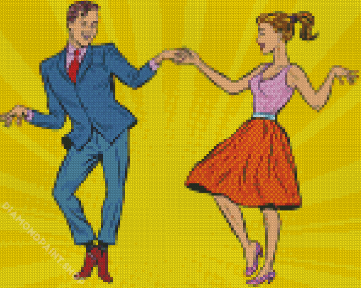 Classy Dancers Pop Art Diamond Paintings