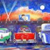 Drive In Movie Theater Diamond Paintings