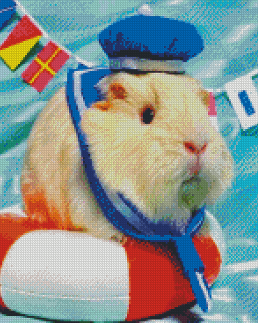 Guinea Pig Sailor Diamond Paintings