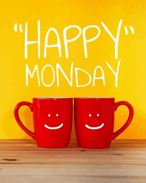 Happy Monday Cups Diamond Piantings