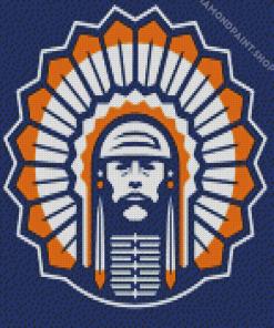 Illiniwek Logo Diamond Paintings