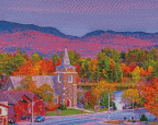 Lake Placid Village Diamond Paintings