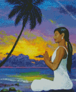 Meditation Beach Diamond Paintings