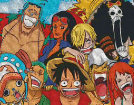 Mugiwara One Piece Diamond Paintings