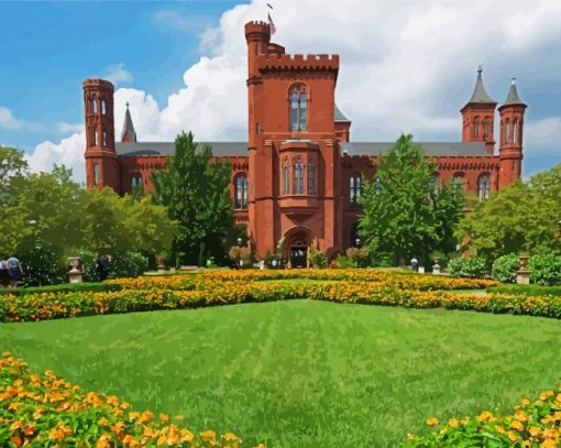 Smithsonian Institution Building Diamond Paintings