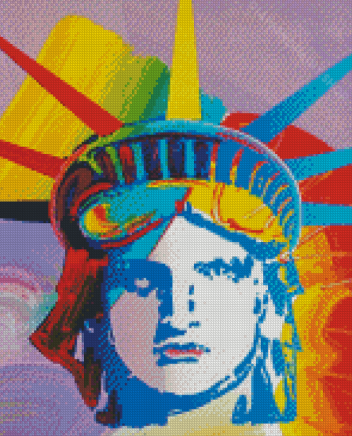 Statue Of Liberty Peter Max Diamond Paintings