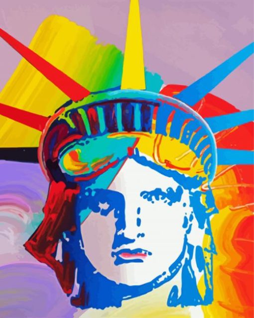 Statue Of Liberty Peter Max Diamond Paintings