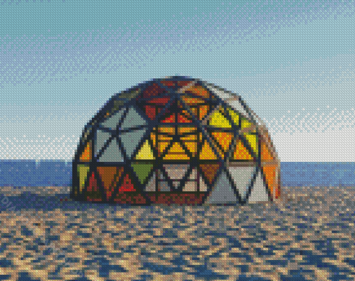 Toronto Beach Winter Stations Diamond Paintings