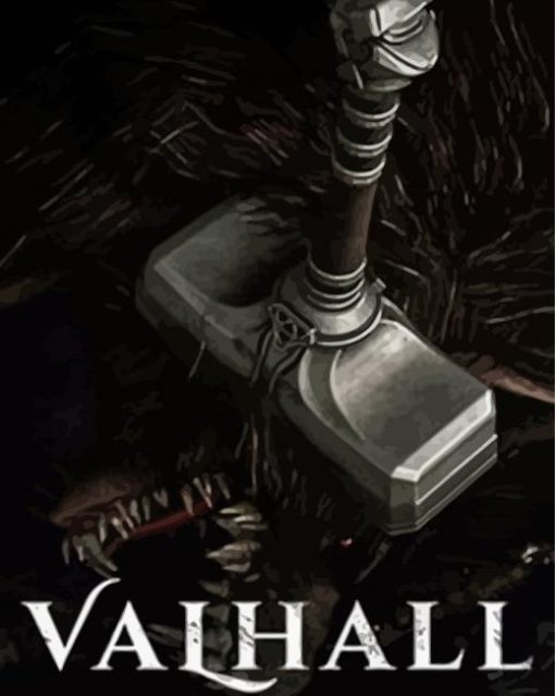 Valhall Harbinger Poster Diamond Paintings