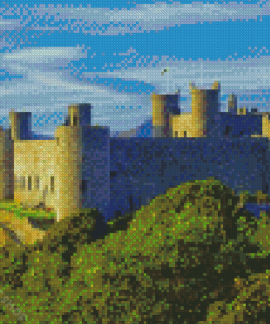 Wales Harlech Castle Diamond Paintings