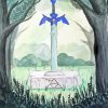 Zelda Master Sword Art Diamond Painting