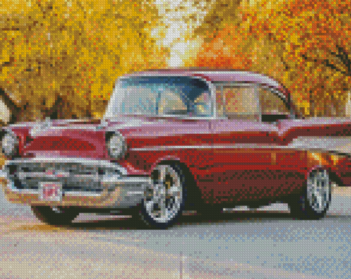 1957 Chevy Diamond Paintings