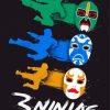 3 Ninjas Art Diamond Paintings