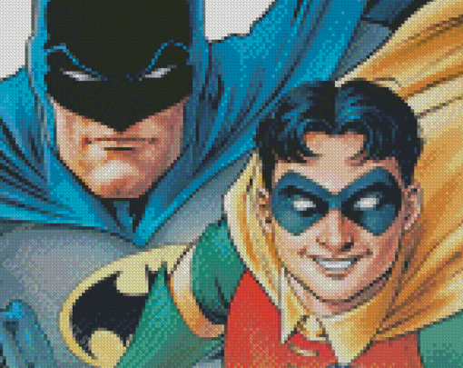 Aesthetic Batman And Robin Diamond Paintings