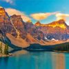 Aesthetic Mount Moraine Lake Landscape Diamond Paintings