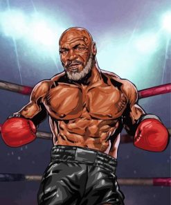 Aesthetic Mike Tyson Art Diamond Paintings