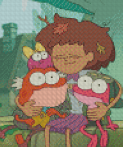 Amphibia Animated Serie Characters Diamond Paintings