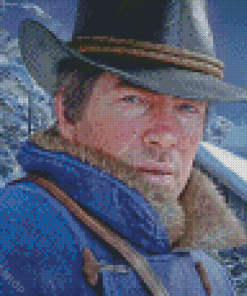 Arthur Morgan Game Character Diamond Paintings