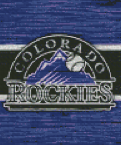 Baseball Logo Colorado Rockies Diamond Paintings