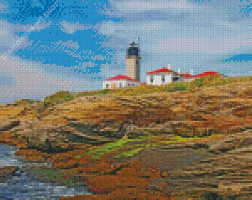 Beavertail Lighthouse Diamond Paintings