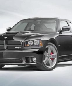 Black 2010 Dodge Charger Diamond Paintings