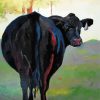 Black Cow Art Diamond Paintings