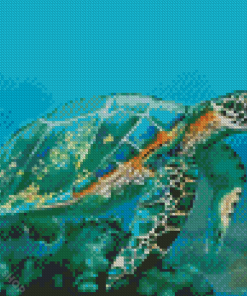 Blue Turtle Diamond Paintings