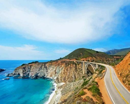 California Highway 1 Diamond Paintings