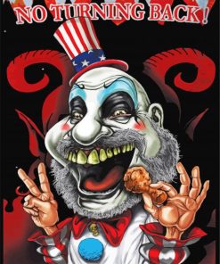 Captain Spaulding Caricature Diamond Paintings