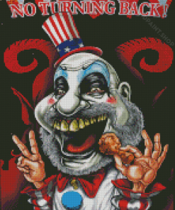 Captain Spaulding Caricature Diamond Paintings