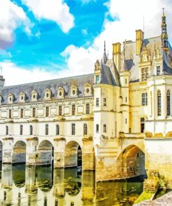 Chenonceau Castle France Diamond Paintings