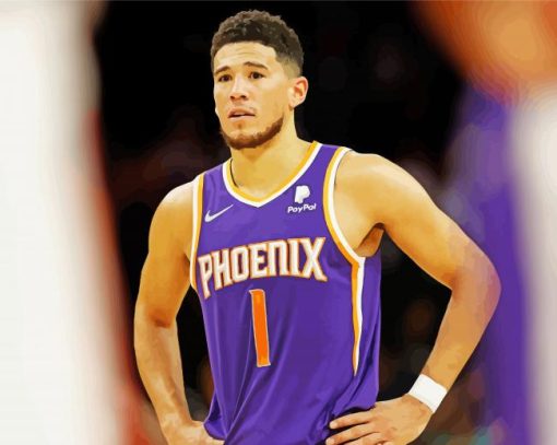 Devin Booker Suns Phoenix Player Diamond Paintings