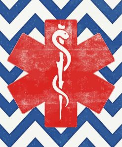 EMS Star Of Life Poster Diamond Paintings