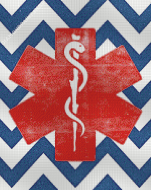 EMS Star Of Life Poster Diamond Paintings