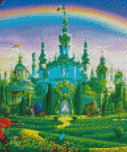 Emerald City Castle Diamond Paintings