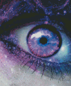 Fantasy Violet Eyes Diamond Paintings