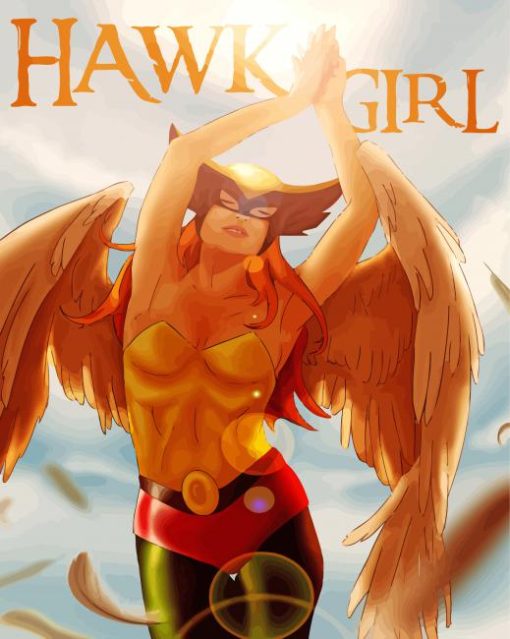 Hawkgirl Poster Diamond Paintings