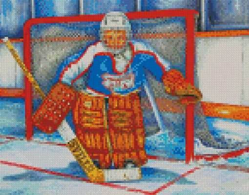 Hockey Goalie Diamond Paintings