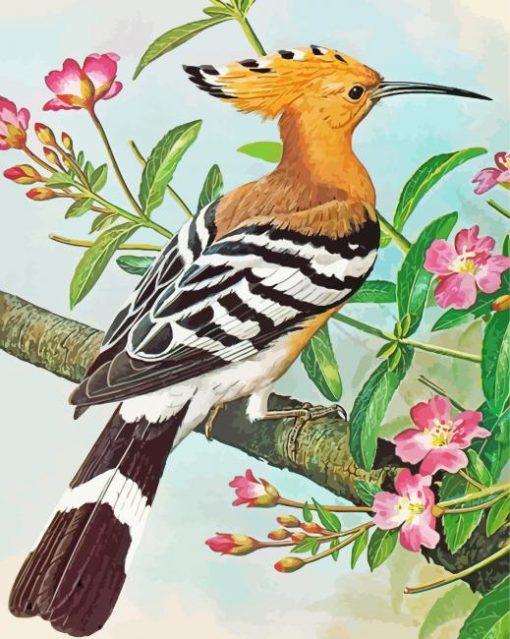 Hoopoe Bird Art Diamond Paintings