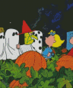 It's The Great Pumpkin Charlie Brown Diamond Paintings