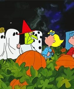 It's The Great Pumpkin Charlie Brown Diamond Paintings