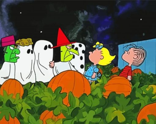 It's The Great Pumpkin Charlie Brown Diamond Paintings